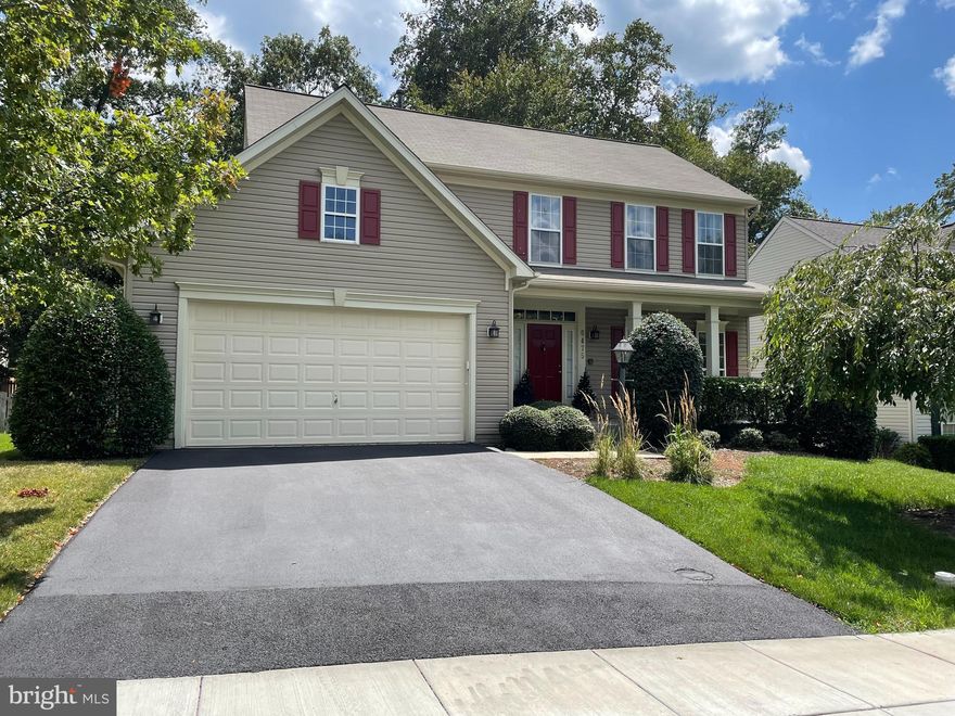 Multiple offers-please present your best and final offer by Monday the 13th at 10am.  Still show-easy.Great floorplan with 4 large bedrooms, including a killer primary suite with a walk-in closet, 2.5 baths, huge kitchen with sunroom , white cabinets and gas stove and breakfast bar. Colonial with country front porch to enjoy the breezes at the end of the cul-de-sac. HVAC new in 2021, hardwoods in the foyer, roof 5 years, fenced rear yard. recessed lights, chair rail, huge 42x35 unfinished basement to complete as your wildest dreams will allow.  The house is solid and fabulous, but Mom moved into assisted living, so it needs flooring, counters and paint to make yourself some instant equity and to be the showplace it deserves.