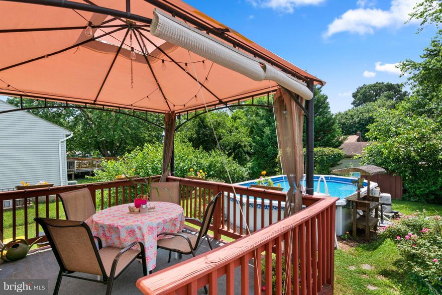 Just in time for backyard, summertime fun!!  Lovely Duplex home offers open style kitchen and dining with breakfast bar, walk in pantry, stainless appliances, sliders to the deck, pool & private fully fenced back yard!  Finished family room in lower level with separate laundry room and plenty of storage area. 2 car Driveway & No HOA!  Conveniently located near Balto, Anna, & Ft Meade.