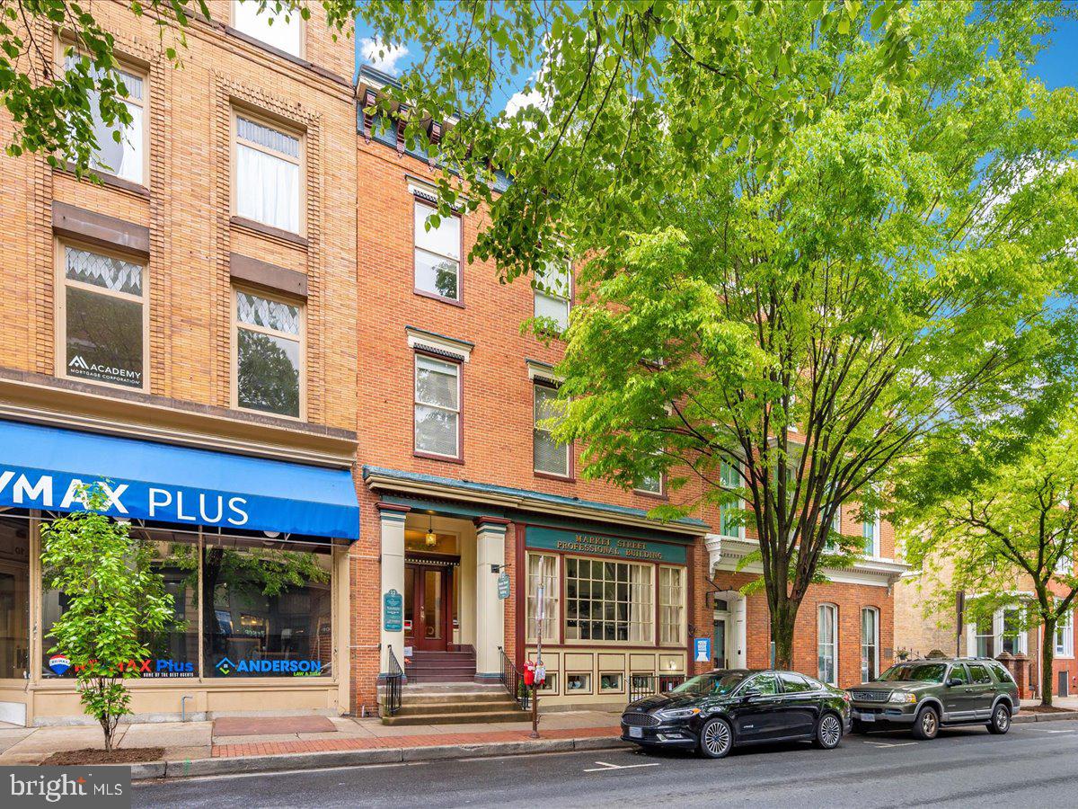 Commercial Space Available in the Heart of Historic Downtown Frederick – Only $900/Month
Welcome your business to the charm and energy of Historic Downtown Frederick with this affordable and character-filled commercial space, ideally located in the center of it all, one of Maryland’s most vibrant downtown districts.
The space features vintage architectural details with large windows that bring in natural light, creating a warm and inviting atmosphere for your clients and team. Recent improvements include fresh paint in the downstairs hallway.
This location places your business within blocks of popular coffee shops, over a dozen restaurants, boutique retail destinations, the Carroll Creek Promenade with its lively weekly events, and the brand-new Visitation Hotel and Wye Oak Tavern.
This commercial space is available now for $900 per month.