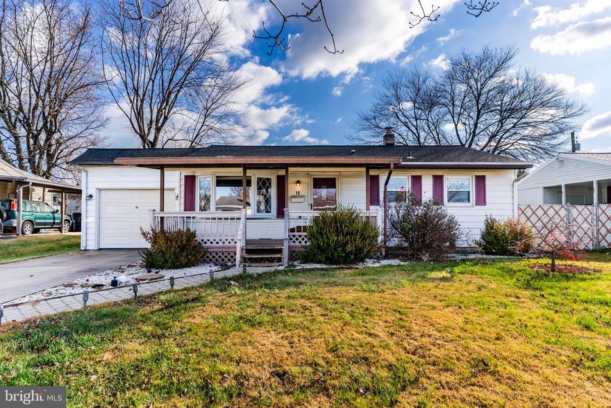 Welcome to 16 Nissley Drive in Middletown. This home offers a new roof (2025), newer HVAC, and newer water heater, and is ready for a buyer to bring their personal touches. Enjoy a private backyard with a sunroom and covered back porch, perfect for relaxing or entertaining. A cozy front porch adds charm and a welcoming touch. An excellent opportunity to make this space truly your own.