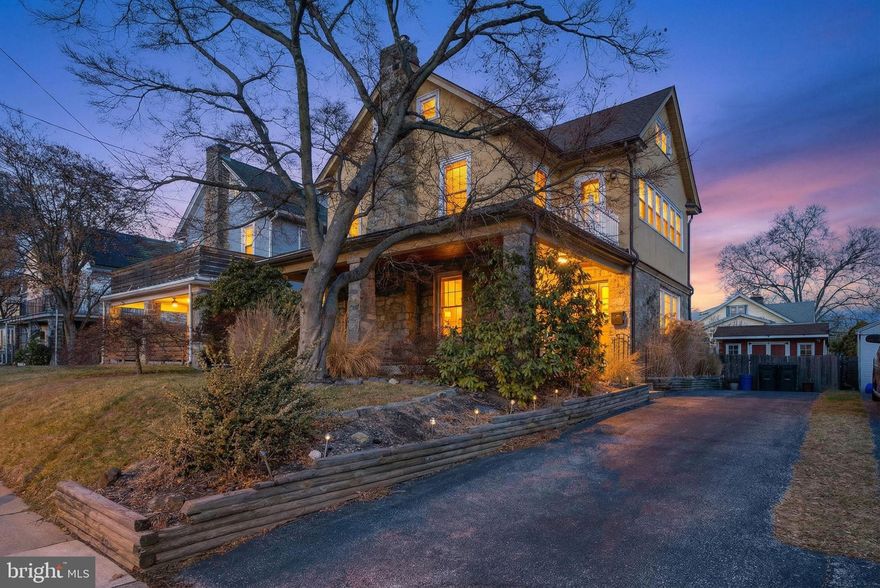 Open house cancelled today due to the weather. 
Welcome to 327 Congress Avenue in Drexel Plaza, an inviting and spacious home offering 4–5 bedrooms and 2 full bathrooms. A private driveway with parking for four vehicles leads to a charming wraparound porch featuring a custom ceiling and built-in fans, perfect for relaxing on warm summer evenings. Step through the custom front door into a welcoming foyer that opens to a generous living room with a gas fireplace and dual doors providing access to the porch. The formal dining room showcases custom board-and-batten detailing, adding timeless character and the perfect setting for gatherings. The beautifully updated eat-in kitchen features stainless steel appliances, newer granite countertops, and direct access to the backyard. Outside, enjoy a spacious, fully fenced yard complete with a newer oversized shed—ideal for storage or hobbies. The second floor offers three bedrooms, a versatile office/den with balcony access, and a full bathroom. The third floor provides additional living space with a renovated full bath, plush carpeting, a bonus middle room, and a private bedroom—perfect for guests or a primary suite retreat. The unfinished basement offers ample storage and a dedicated laundry area. Conveniently located within walking distance to public transportation, dining, shopping, and more, this home combines space, character, and an ideal location.