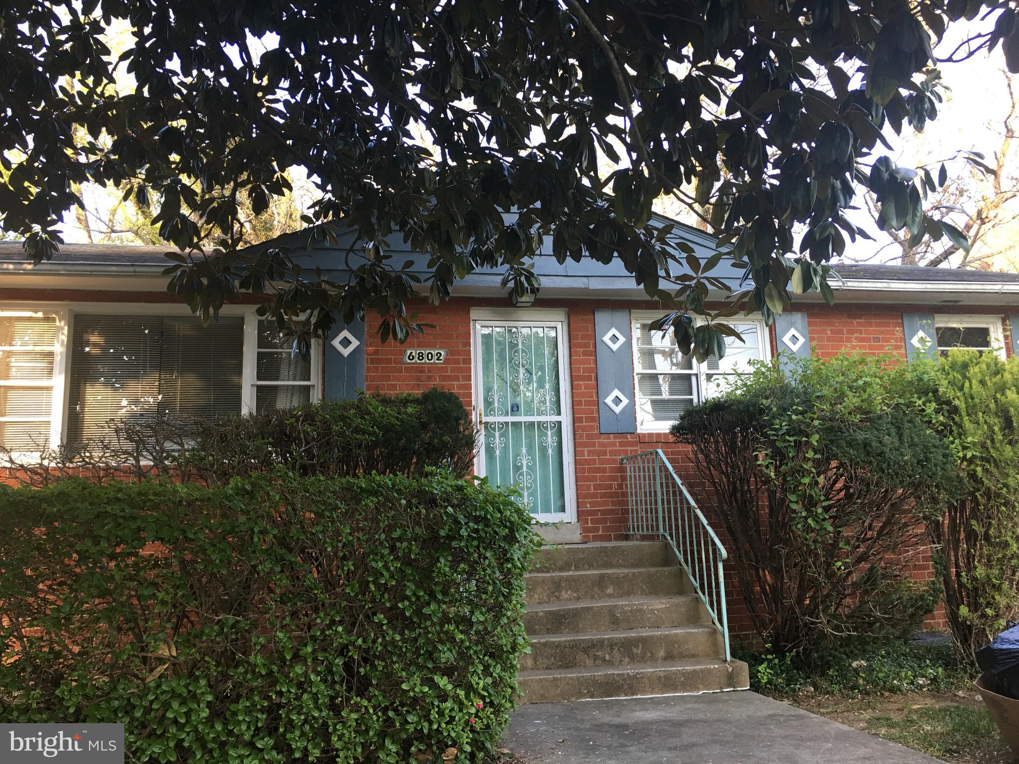 This all brick raised rambler is waiting for you to make it YOUR own. The home features three bedrooms, 1.5 bath, hardwood flooring, kitchen is open but updating it to your taste might be in the plans, brick fireplace, partial finished basement with a large storage area, Large yard perfect for gathering or to grow your own garden. No HOA. Don't miss this opportunity.