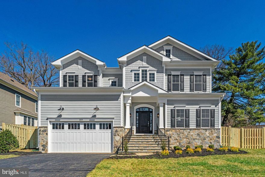 *** Immediate Delivery **** Sekas Homes proudly presents the Chanticleer III, a thoughtfully expanded and meticulously upgraded residence offering a spacious, sophisticated open floor plan with refined finishes throughout. Set in Downtown Vienna, this home features 6 bedrooms and 6.5 baths, including an extended main-level bedroom with full bath, ideal for guests or multigenerational living, and a fully finished lower level complete with a recreation room, wet bar, and a dedicated exercise room. The main level showcases 10-foot ceilings, a stunning dining room with custom ceiling trim detail, and a gourmet kitchen appointed with upgraded cabinetry, quartz countertops, premium KitchenAid appliance package, and a butler’s pantry. The kitchen flows seamlessly into the family room with a linear gas fireplace, stained mantel, and cedar-wrapped beams, and opens to a screened porch with deck, TV wall, heater pre-wiring, and steps to grade, creating exceptional indoor-outdoor living. The upper level is anchored by a luxurious owner’s suite featuring upgraded closet shelving, frameless glass shower with linear drain, designer tile selections, and backlit LED mirrors. Additional highlights include engineered hardwood, RevWood, flooring on the main level and upper hallway, LVP flooring in the basement rec room, oak basement stairs with black metal balusters, upgraded plumbing fixtures throughout, extensive electrical enhancements, and a 4-foot garage extension with keyless entry. Sited on a 0.29-acre lot with striking Elevation 2 curb appeal and a two-car front-load garage, this exceptional home is located just minutes from Downtown Vienna and is served by the top-rated Vienna / Thoreau / Madison school pyramid.