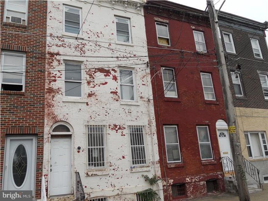 Wow, a 5 bedroom home in need of light to mid rehab. This is a huge property. 1st floor you will find living room, eat in sized kitchen with another room off the kitchen. 2nd floor consist of 3 bedrooms, the main on 2nd floor has pergo fooring, a 3 piece bath, on the 3rd floor you will find 2 more bedrooms. Please note that this is an ASSIGNMENT Transaction and all offers will require proof of funds and a $2,000 certified funds deposit, AS IS ADDENDUM, and buyer will be responsible for the u/o. Cash or hard money financing only !!! All offers will be presented.