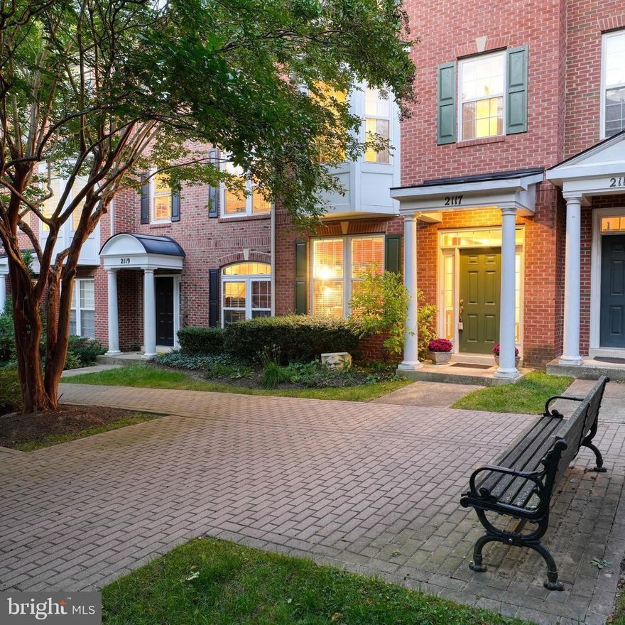 Welcome to Forest Glen, where the charm of historic Silver Spring meets modern living! This fantastic townhome offers a perfect blend of suburban tranquility and urban convenience. Whether you like access to esteemed local schools, the scenic walking and biking paths of Sligo Creek and Rock Creek Parks, proximity to shopping, entertainment, public transportation, or easy Beltway access, 2117 Darcy Place presents an idyllic haven in the heart of Montgomery County, Maryland. Steps to Forest Glen Metro, this stunning townhome boasts three levels of luxurious living space.  The entry level features a family room, laundry room, powder room, and two-car garage while the main level highlights a spacious open floor plan, hardwood floors, an eat-in kitchen with island, and a convenient half bath. Entertain guests in the expansive living and dining areas or enjoy a cup of tea by the fireplace in the lovely cheerful kitchen with balcony.  Upstairs, you'll find a bright spacious primary bedroom with a tray ceiling and ensuite bath, 2 more bedrooms, and pretty hall bath. Outside, the common grounds are picturesque and maintenance-free. Within minutes of vibrant downtown Silver Spring, Whole Foods, movies, shopping, restaurants, and awesome weekly Farmer's Market, this home's special blend of character, charm, attention to detail, and numerous amenities will make you want to call it home.  Roof 2020, HVAC 2019, fresh paint, great condition.