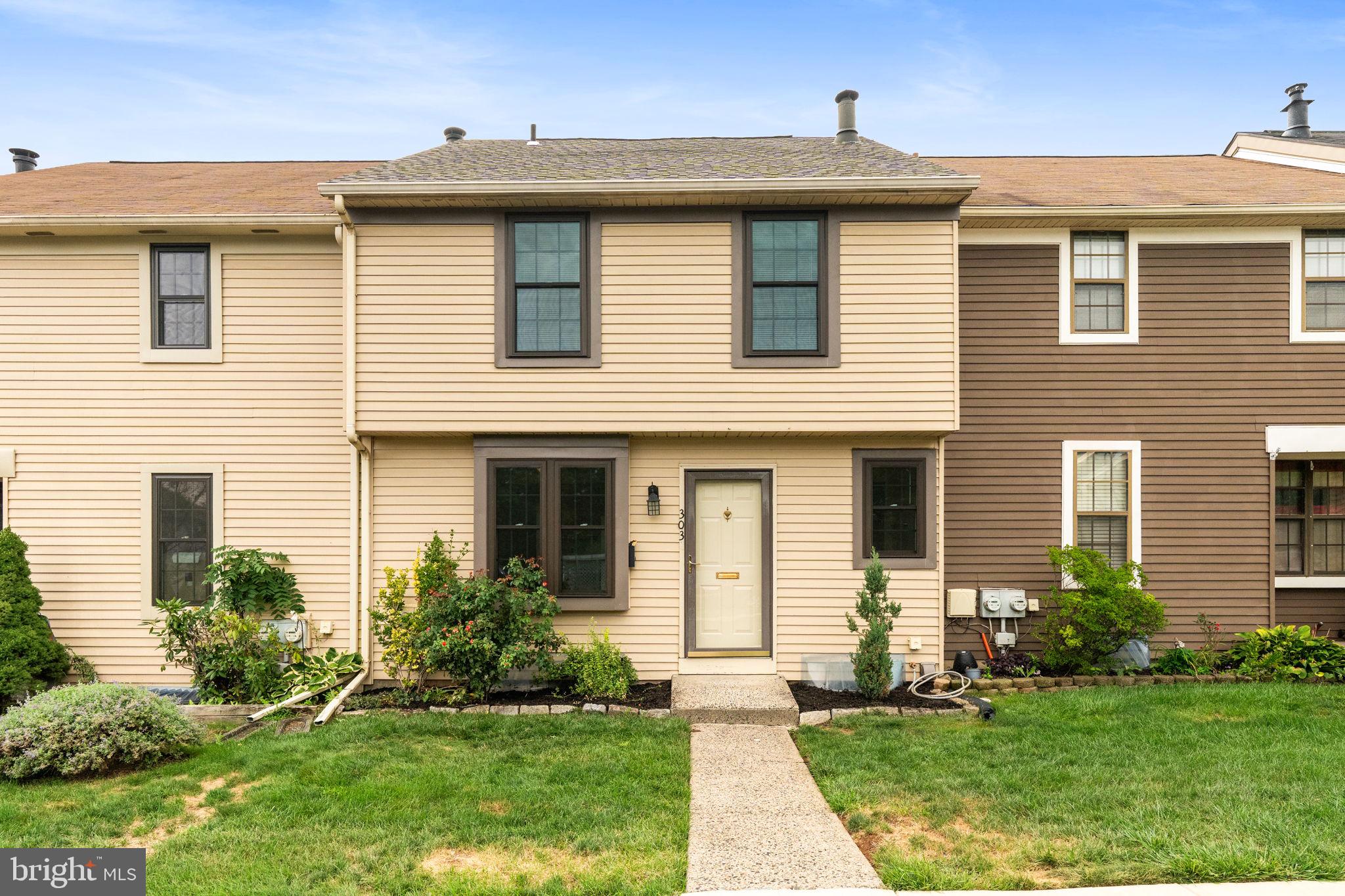 Welcome to this beautifully maintained 3-bedroom, 1.5-bath townhome in the desirable Montgomery Glen community, offering comfort, updates, and amenities in a prime location. This home features a brand-new roof with a transferable warranty, all new windows, and a brand-new rear deck—giving peace of mind and immediate enjoyment. Step inside to find a bright and updated kitchen (2020) with a smooth-top electric stove, built-in microwave, dishwasher, and plenty of cabinetry. The kitchen flows easily into a spacious dining room with new laminate flooring, which continues throughout the first floor, and overlooks the inviting family room with a cozy fireplace and access to the new deck—perfect for entertaining or relaxing. The main level also includes a generous powder room with a convenient laundry area and extra storage. The newly carpeted staircase leads you to a large 2nd floor where you'll find three large bedrooms all with newer carpet. The primary bedroom boasts two oversized closets and shares access to the newly renovated full bath (2020), designed with modern touches. The finished basement expands your living space with a versatile family room, a wet bar area, and direct egress to the backyard. Montgomery Glen offers fantastic amenities, including a community pool, clubhouse, tennis and pickleball courts, with lawn care, trash, and snow removal all included in the HOA. This move-in ready home is the perfect blend of comfort, style, and convenience—don’t miss the opportunity to make it yours!