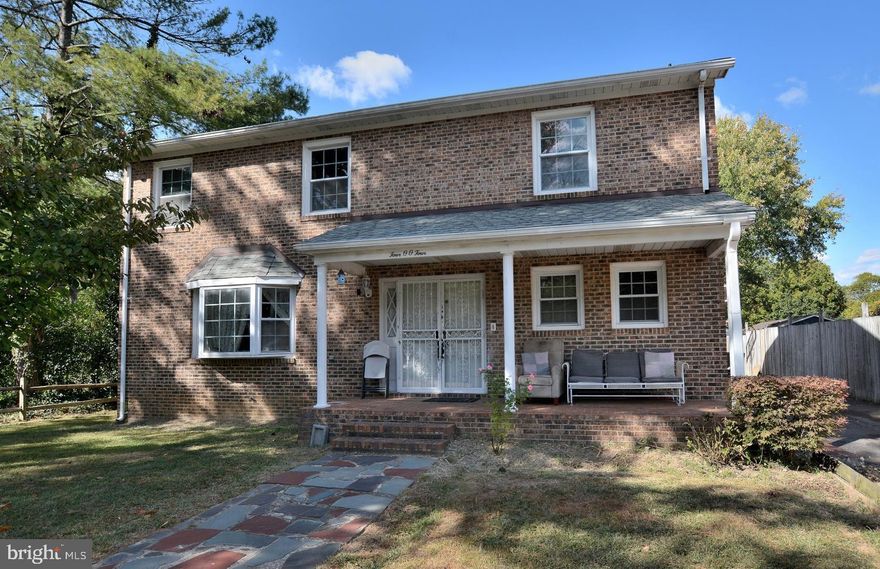 Remarkable potential with this all brick, 3-level colonial across from prestigious Wilton Woods, and minutes from Old Town.  Like the coat of many colors, this diamond in the rough has rooms of many colors.  Please use "As Is" addendum, as seller absolutely will not pay to improve anything, and price is reflective of this.  If sweat equity and location are paramount, this is your winner! Basement can be additional suite with 5th bedroom, kitchenette, full bath, rec room with fireplace, and exit to rear yard.  Over sized 2-car detached garage.  Circular driveway will accommodate many vehicles.