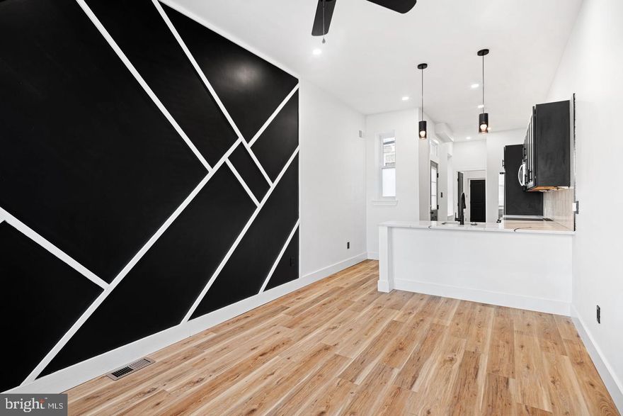 Welcome Home to this beautifully constructed duplex.  Unit 1 is a bi-level spacious 1 bedroom with 2.5 bathrooms.  This unit is bathed in natural light and thoughtfully designed with  a modern kitchen inclusive of stainless steel appliances, white shaker cabinets and quartz counter tops.  The bi level layout provides ample space and possibilities for versatile living with the lower level providing additional space for a home office or entertainment.  The unit comes with a washer dryer and central air &heat.  $35 flat water fee.  Tenant pays electric.

Located in the thriving Strawberry Mansion neighborhood, this location offers quick access to public transportation, parks & recreation, shopping and many other conveniences.  This property is fur baby friendly.   (Pet Dep: $250 cats/$500 dog under 25lbs).  

Schedule your tour today to find your new place to call home!