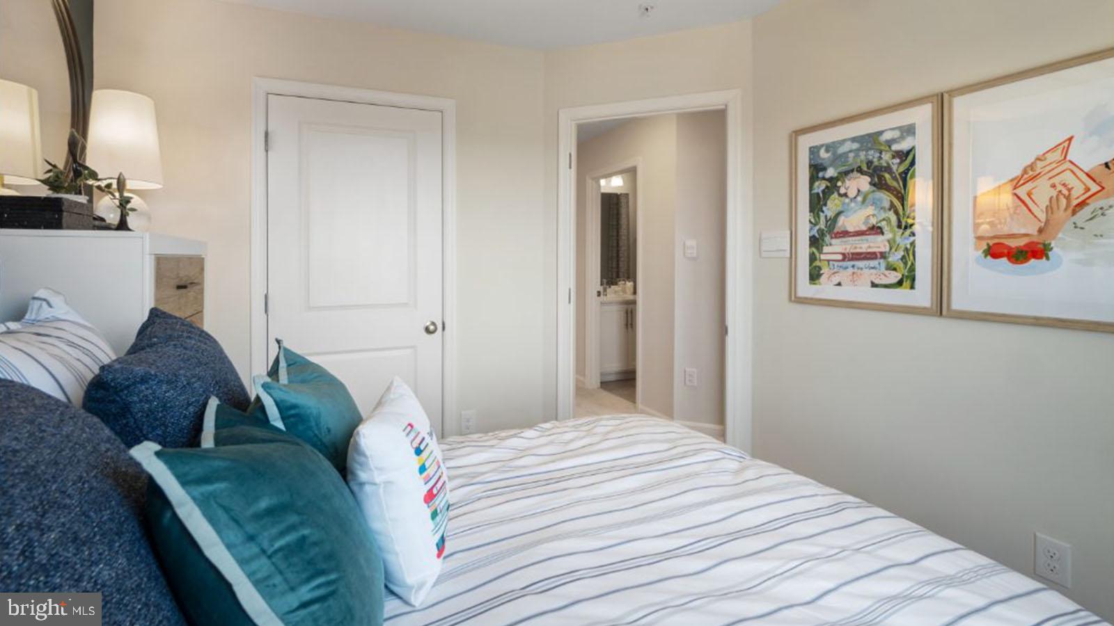 Renn Quarter is an amenity-filled community located within walking distance of charming downtown Frederick. This luxury townhome features 1,962 sq ft of living space, including 4 bedrooms and 3.5 bathrooms, a 2-car rear-loading garage, a smartly designed open-concept floorplan, and an included deck.
The owner's suite boasts a spacious layout, a generous walk-in closet, and a double vanity ensuite. Additional bedrooms and multiple baths ensure comfort and convenience for all. One bedroom with a full bath on the lower level offers great convenience. Renn Quarter offers community amenities, including swimming pools, a clubhouse, parks, picnic pavilions, playgrounds, and more. This townhome location offers the perfect blend of modern living and historic charm in a thriving urban setting with numerous breweries, restaurants, and bars. *Photos are of similar model home and are not of the actual home*