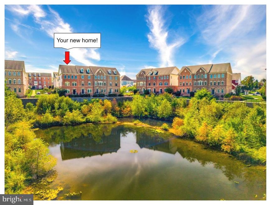 Stunning 4-Level 22' wide End unit Townhome in Villages of Urbana! Over 2700 sf across 4 levels. Entry Level office/recreation room/playroom plus Full Bath, oversized 2 car garage in the back. Wide open main level features gleaming wood floors, spacious living room, gourmet kitchen​ with dining room, and a large deck. Master bedroom w/tray ceiling, walk-in closet, floor-to-ceiling tiled Master bath.​ generous sized bedrooms,  with pond view and walking distance to shopping, restaurants and library! Available for immediate move in