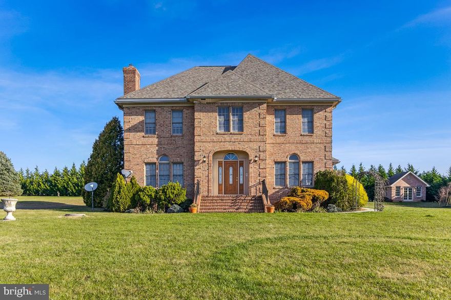 This amazing 5 bedroom Brick Colonial offers the country feel with the convenience of being minutes from I-83 and the MD line.  This spacious home offers beautiful views and the matching out building has many possibilities.  There are memories to be made in your private backyard paradise featuring a gorgeous inground pool and fireplace.  The lower level is ready for your finishing ideas.