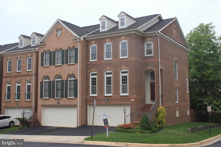 Gorgeous 2 Sided Brick End Unit TH w/ 3BR, 2F/2H BA in Sought After Location, Upgraded Bathroom & Kitchen w/ New Cooktop/Double Wall Oven/Washer & Dryer/Granite Tops, Hardwood Floors on 1st & 2nd Level, Fresh Paint, Palladian & Thompson Creek Windows, Basement 10ft Ceiling w/ Crown Molding, Built-in Bookcase & Closet, Large Trex Deck with Fence & Patio and So Much More. You Don't Want to Miss Out!