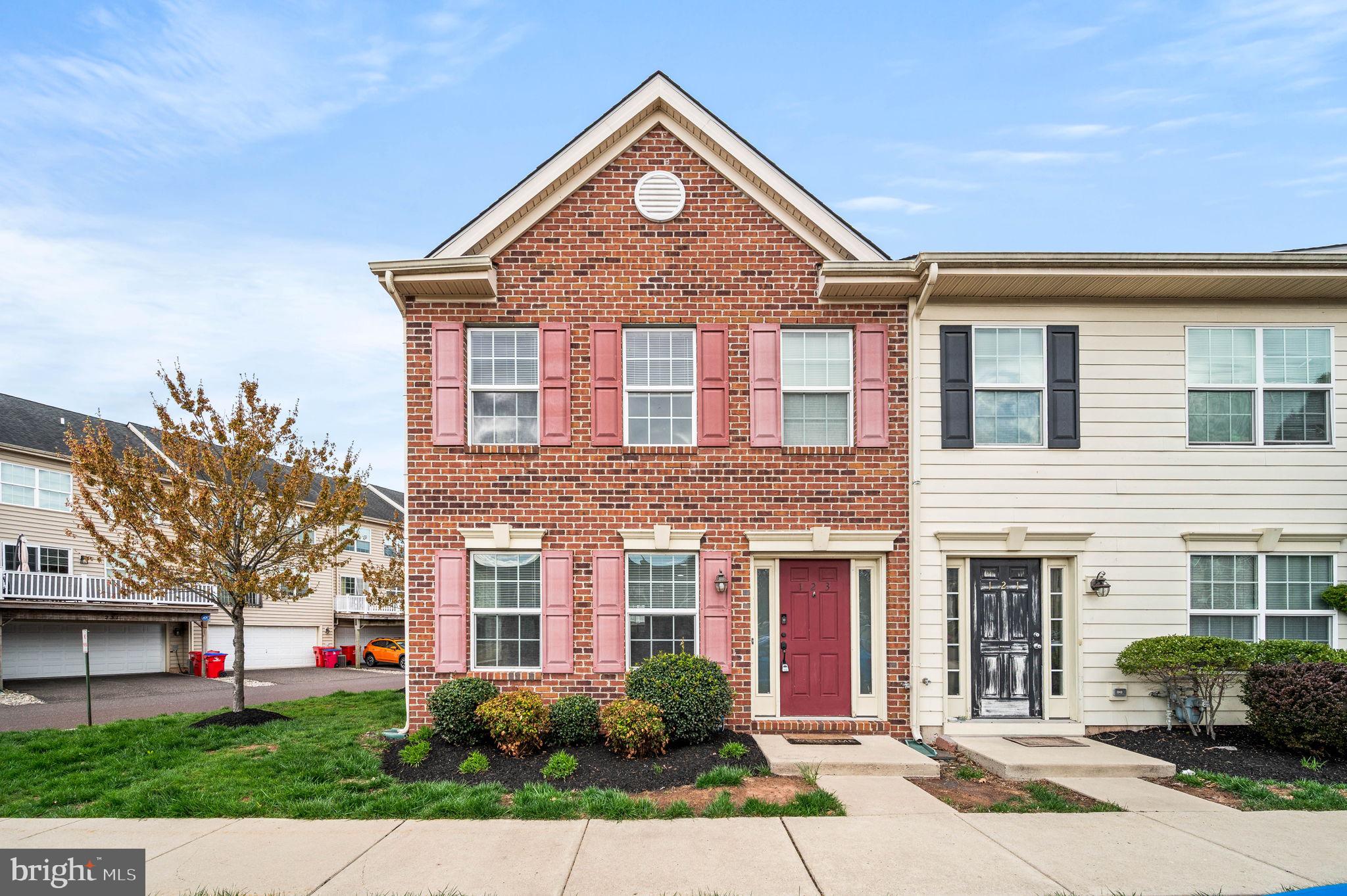 Welcome Home to This Charming Brick Beauty in Pottstown School District!
This is an End Unit Townhome with 3 bedrooms and 2 1/2 baths! Built in 2013 in a very walkable location just 5 minutes to Restaurants, Brew pubs, and shopping in Downtown Pottstown.
Modern home and decor with plenty of natural light!!
Step into style and comfort in this beautifully maintained brick home, perfectly nestled in a peaceful neighborhood of Hanover Square with scenic views of the Schuylkill River Trail! From the moment you arrive, the updated front landscaping offers an inviting curb appeal, setting the tone for what’s inside.
The bright and spacious living room welcomes you with gleaming hardwood floors that flow throughout the entire first level, creating a warm and cohesive feel. The thoughtfully upgraded eat-in kitchen is a chef’s delight, featuring stunning quartz countertops, crisp white cabinetry, gas cooking and sleek stainless-steel appliances — the perfect blend of modern design and everyday functionality.
Upstairs, you’ll find an abundance of space with three generously sized bedrooms and a beautifully maintained hall bath. The impressive primary suite is truly a retreat, complete with a sizable walk-in closet and a luxurious en suite bathroom featuring dual vanities, stylish black and gold fixtures, and a his-and-hers sink setup. The convenient laundry is also located on the 2nd floor.
Enjoy the convenience of a fantastic location with easy access to schools, parks, and the Schuylkill River Trail — ideal for outdoor enthusiasts!
Don’t miss your chance to call this exceptional property home. Schedule your private showing today!