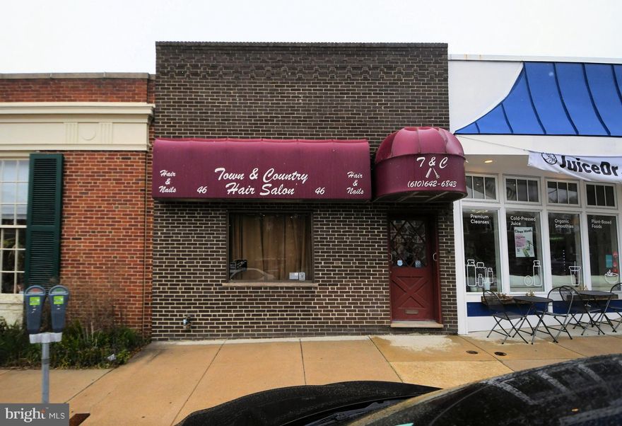 Prime Commercial Opportunity in the Heart of Ardmore - Nestled in the prestigious and walkable downtown section of Ardmore, this charming commercial property offers an unbeatable location surrounded by vibrant shops, dining, and bustling pedestrian traffic. Perfectly positioned in one of the most sought-after areas, this property is ideal for a variety of business ventures.  Currently operating as a hair salon with 4 fully equipped stations, the space presents a turn-key opportunity for salon professionals. However, its versatile layout and prime location make it suitable for numerous uses, including:  Spa * meditation, or wellness center * Boutique retail shop * Medical or professional office (ideal for attorneys, CPAs, or single-doctor practices) *And more!  While the property could benefit from some updates, it offers endless potential for customization to suit your business needs. Available for purchase or lease, this is a rare opportunity to establish your business in the thriving community of Ardmore.  Don’t miss the chance to bring your vision to life in this highly desirable location!