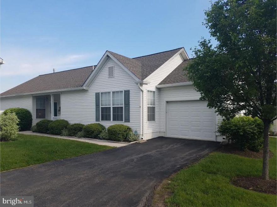 Here is an amazing opportunity to watch the most beautiful sunsets from the Porch of your own well placed home in Fox Hill Farm. If you're not familiar with this 55+ community, here are some of the pluses of this worry free living: the association takes care of the exterior maintenance of the properties. They recently completed replacing roofs, siding and gutters. There is a large clubhouse available to all residents that includes both indoor and outdoor pools, tennis courts, exercise room, craft room and library. Outside there are walking trails. This particular model, the Annapolis, is almost 1,400 sq ft of one floor living plus a beautiful screened-in Porch and finished Basement. There is a 2 sided fireplace between the Dining and Living Rooms. The Kitchen is neutral with maple cabinets, Corian counters and large island for food prep and/or eating. The Master has an expanded area for a home Office with a computer desk, a full Bath with Jacuzzi tub and 2 closets. The Garage is perfect for someone who likes to "tinker"- there's a built-in workbench and plenty of storage. The Basement has both finished and unfinished space with built-ins, a sump pump and a sink for entertaining convenience.