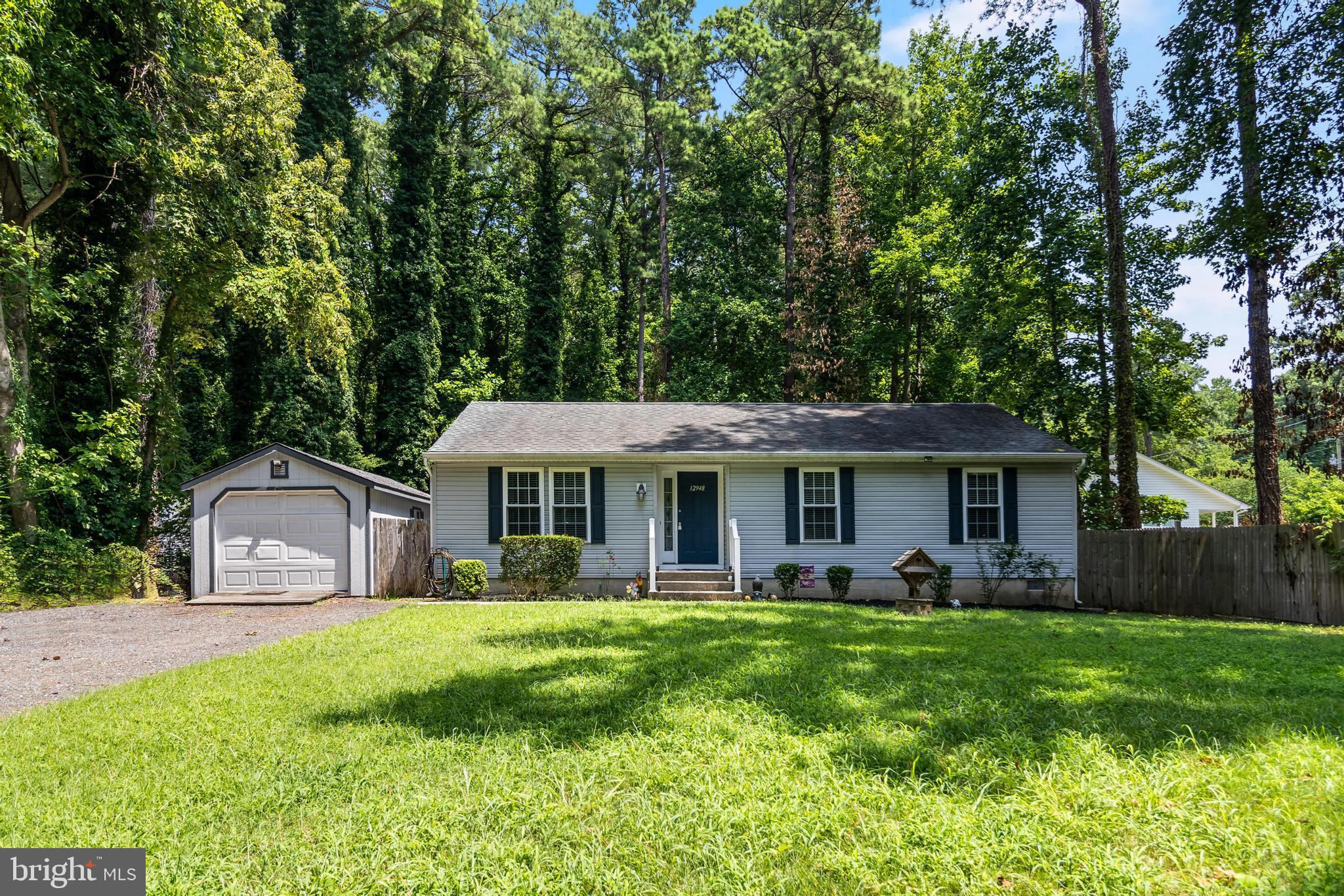 *OFFER DEADLINE SET FOR AUGUST 2ND, 2025 AT 7PM. BEST AND FINAL OFFERS DUE AT THIS TIME. Seller will make a decision no later then Sunday August 3rd, 2025.* This adorable, one level home, is just what you have been looking for! Rare do you find a home in Lusby that is over 1,200 sqft, with a flat yard, 2 bathrooms, and as nice on the inside as this one. A long driveway sets you back from the road so you have plenty of front yard space and the large backyard is fully fenced in for every day living. Walking into the front door, you are welcomed with gleaming hardwood floors throughout and a large living room for your biggest sectional! The kitchen is spacious with room for an island and a separate dining room for your largest table. The kitchen is complete with granite counters, stainless steel appliances and gorgeous cabinetry. Leading down the hallway is 3 great sized bedrooms and 2 full bathrooms. The HVAC was replaced in 2024 giving you peace of mind! Make this house your home before someone else does!