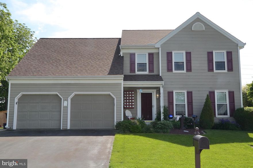 Beautiful 2 story, 3 bed/2.5 bath, home in Conestoga Valley School District.  Nestled on a dead end street in a quiet development, this house is conveniently located to downtown Lancaster, outlet shopping, schools, and major routes.  Fresh paint in bedrooms, family room, dining room, basement and kitchen. Newer roof in 2015 and the finished basement has a brand new tiled floor and trim. Enjoy the entertaining possibilities with the rear patio and newly fenced yard.  Don't miss out on this one!Professional photos will be available on 5/24/19.