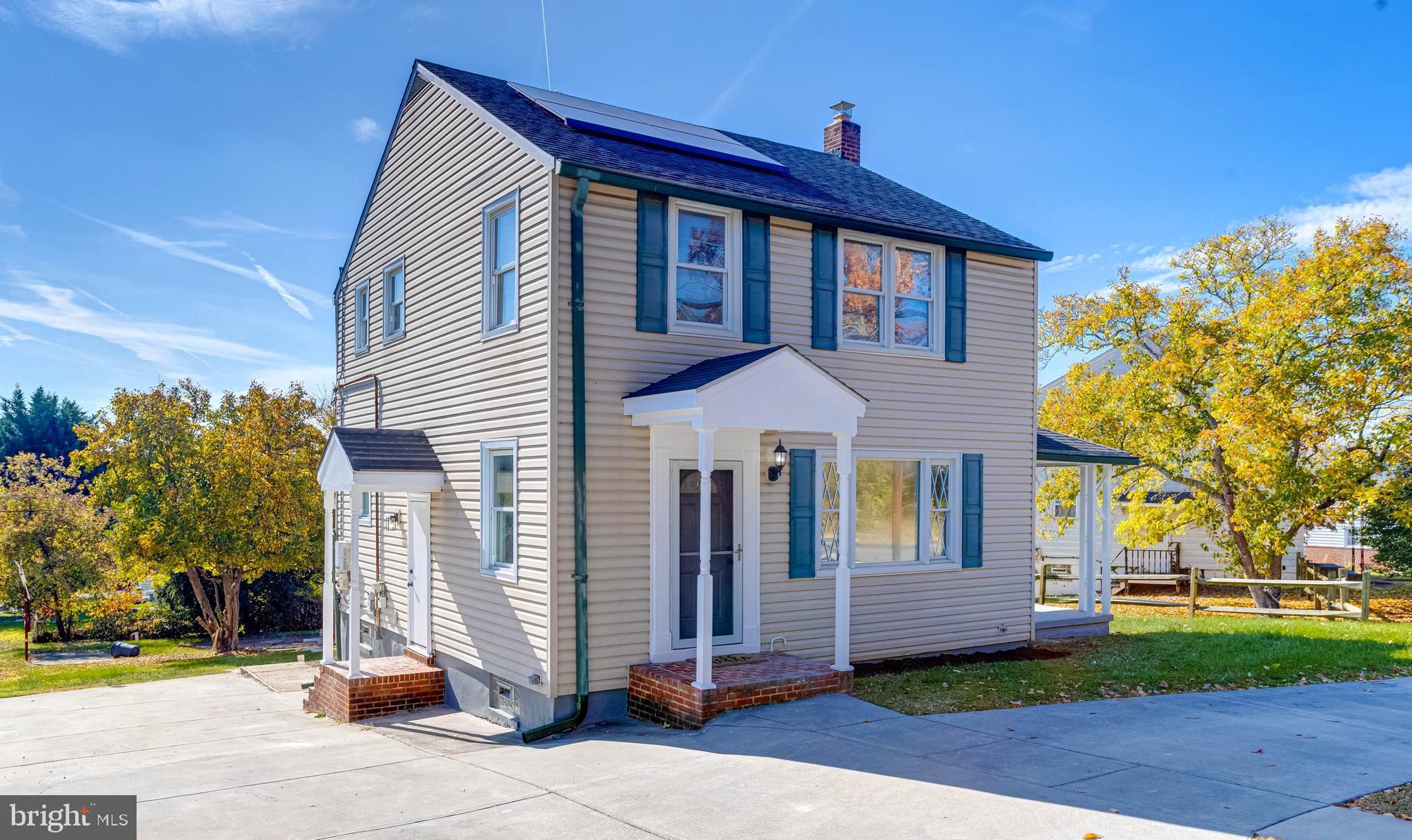 Welcome to this stunning Colonial in the highly sought-after Meadows community! This home exudes charm and warmth with quality touches throughout. Step inside to discover a spacious living room with gleaming hardwood floors that flow seamlessly across the main level. The dining area opens to an updated kitchen, complete with stainless steel appliances, quartz countertops, and a generously sized bar-top island with ample storage throughout.
Upstairs, you’ll find three generously sized bedrooms and a stylishly updated full bathroom with a shower/tub combo. The fully finished basement expands the home’s living space, offering a fourth bedroom, a versatile entertainment area, a convenient half bathroom, and a laundry/utility area.
Outdoors, enjoy a large deck that overlooks the backyard, perfect for gatherings, along with a charming side porch. Parking is a breeze with a wraparound concrete driveway, providing ample space for multiple vehicles. Don’t miss this opportunity to own a truly special home in a fantastic location! Living here you are close to all major commuter routes, Woodlawn Memorial Park just a short walk away and shopping and dining options surrounding. Schedule you tour today!
