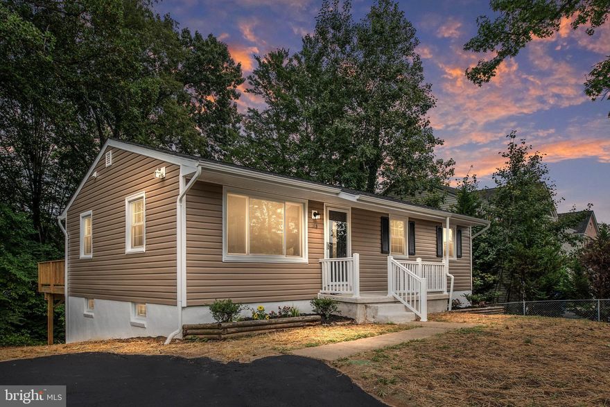 Welcome home! This beautiful 4 bedroom 3 full bathroom home has been fully renovated top to bottom. All New everything! ALL Brand New Windows, Brand New Roof, All New Siding and Gutters,Brand New Deck Brand New HVAC and brand new installation.  All new Hardwood flooring on the main level, hallway and master bedroom! Kitchen has been fully renovated. Brand new cabinets, new stainless steel appliances and granite countertops. Three fully renovated bathrooms with a large master shower. Much, Much more!!