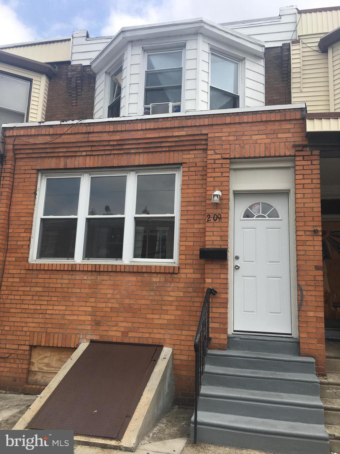 It is a MUST SEE!!! Welcome to this newly renovated townhouse. You enter from an enclosed front porch to a living room, dining room, and kitchen. A fully renovated kitchen with granite countertops, stainless steel appliances, and ceramic tile floors. From the kitchen you go to a laundry room with a stand up washer and dryer, and a tall cabinet. Then to a fenced backyard, great for entertaining. The second floor features four bedrooms with good size closets and beautiful hardwood floors. A fully renovated hallway bathroom with ceramic tile floors. The entire home is freshly painted. Good sized basement could be used for storage. This home is close to SEPTA Buses, trolleys and shopping. Take your appointment today!!!