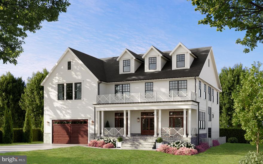 New construction - Estimated Completion Late Summer 2025, Elevation Homes presents a custom built Lee Design Studio Modern Colonial design, with interior design and selections by Ariella Designs. Ideal Falls Church City location in Broadmont neighborhood on a flat 0.32 acre lot. Nearly 7,000 sq. ft., showcasing 6 bedrooms, 6.5 bathrooms, with energy efficiencies planned throughout. Main level guest bedroom with an en-suite bath. Beautiful family room with built-in cabinetry and shelving, and a double-sided fireplace. The kitchen is a showstopper, equipped with Wolf appliances, a center island, quartz countertops, two dishwashers, a breakfast nook, a walk-in pantry, and a butler’s pantry with a sink and beverage fridge. Additional main-level highlights include a formal dining room, a private den/home office with custom molding and built-ins, a mudroom with drop zones and bench seating, and access to the screened rear porch with Trex decking. Upstairs you’ll find the primary bedroom suite, complete with two walk-in closets and an en-suite bath featuring dual vanities, a soaking tub, and a custom walk-in shower. The upper level also offers three additional bedrooms, a TV/computer loft area, and laundry room with built-in storage and utility sink. The finished basement is the perfect extension of your living space, complete with luxury vinyl plank flooring, a large recreation room, a walk-behind wet bar, an exercise room, a finished storage area, and the sixth bedroom with an en-suite bath and walk-in closet. Outdoor space is professionally landscaped and features a large front porch, and screened rear porch. The finished two-car garage includes a pre-wired electric vehicle charging outlet, and driveway provides additional parking. Floor plan can be found in the document section. Your next chapter begins here—call us today!