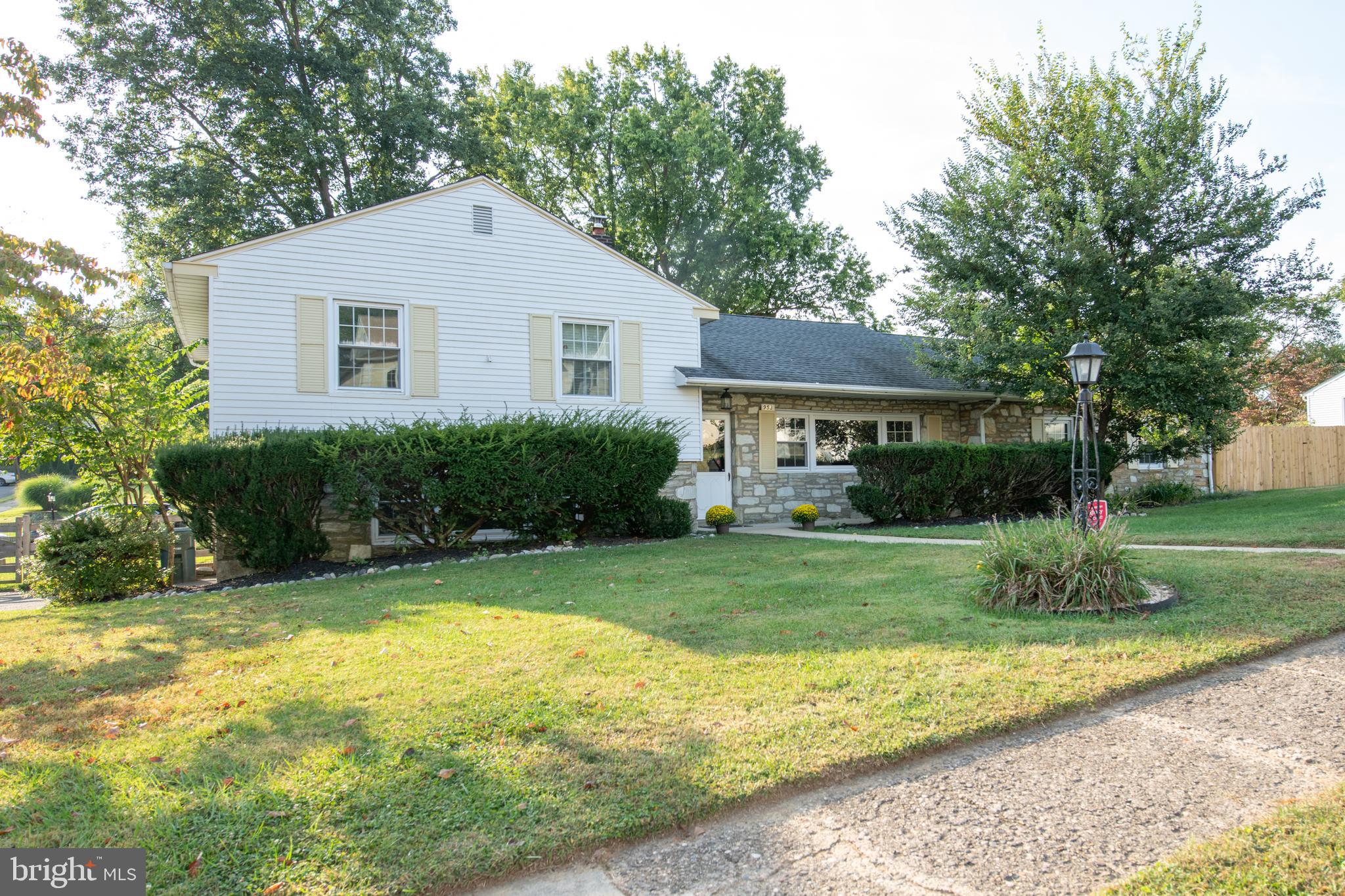 Welcome to this spacious split-level home situated on a corner lot in the highly sought-after Huntingdon Valley neighborhood, in the "Award Winning" Abington School District. Offering five bedrooms and two and a half baths, this home has over 2,400 square feet, which can make this "perfect" for those seeking multigenerational living space...that has two bedrooms on the first level on the far side of the house.
Inside you'll find the home has been freshly painted, and features gleaming hardwood floors throughout. The bright living and dining room leads to your covered back patio and a good size fenced backyard. The family room features a cozy stone wood burning fireplace, with a door leading to your back deck installed in 2022, the perfect place for entertaining or relaxing, even on those cool fall nights.
The finished basement is where you'll find the washer and dryer, with a large carpeted room that adds a flexible space for recreation, a home office, or a gym. This room features a corner dog crate affixed to the wall.
This home includes an attached garage with a two car wide driveway...great for extra parking, and a side garden perfect for seasonal flowers or growing your own vegetables.
Additional highlights include, new roof installed by previous owners in 2017, new chimney liner and crown installed 2019, new shower pan in the primary bath in 2019, shed 12 feet by 16 feet installed in 2019, upgraded electrical panel in 2021, new central air system in 2021, deck installation in 2022, new furnace in 2023, privacy fence installed 2025, and remodeled hall bathroom completed in September 2025.
Excellent location within walking distance to Lorimer and Pennypack Park, easy access to three train stations for a smooth commute to center city and convenient to schools, shops, and restaurants along the Pike. Don't let this opportunity pass you by! This home has been well cared for and is ready for its next owner.
