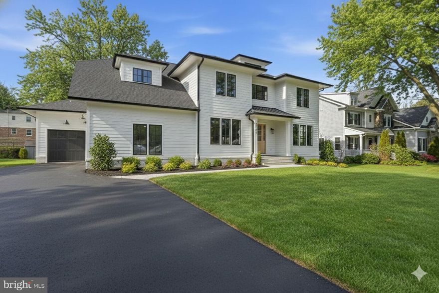 M-R Custom Homes presents this beautiful new custom home on a quiet street in Falls Church. This home features 6 bedrooms, 6 full bathrooms, and one powder room with 6,132 square feet of finished living space on three levels and beautiful seven-inch white oak hardwood floors throughout the main and upper levels. The main level includes 10ft ceilings, and a beautiful gourmet kitchen with custom inset maple cabinetry, 2.5" quartz countertops, 48" paneled Subzero refrigerator, 48" Wolf gas range, two paneled Bosch dishwashers, and a built-in Wolf microwave. The kitchen opens to spacious great room with coffered shiplap ceiling and a gas fireplace with tile and shiplap surround, wood mantle, and flanking built-ins . Through the butler's pantry is an elegant formal dining room with abundant natural light. A large screened porch with heaters and speakers provides an amazing outdoor living space overlooking the deep backyard. A private study with built-ins, an en-suite bedroom, a breakfast nook, a mud room with built-in cubbies, and an attached three-car garage complete the main level living spaces. The upper level is highlighted by a luxurious primary suite with dual walk-in closets with built-ins and a spa-like primary bathroom with heated floors, double vanities, stand-alone soaking tub, and heavy glass enclosed shower. The walk-up lower level includes a spacious recreation room with wet bar, an exercise room with rubber flooring and a bedroom with full bathroom. The 15,067 square foot lot is gently sloping and professionally landscaped with outdoor lighting and a fully fenced back yard. Convenient to downtown Falls Church, Tysons, McLean, and much more. Haycock ES/ Longfellow MS/ McLean HS.