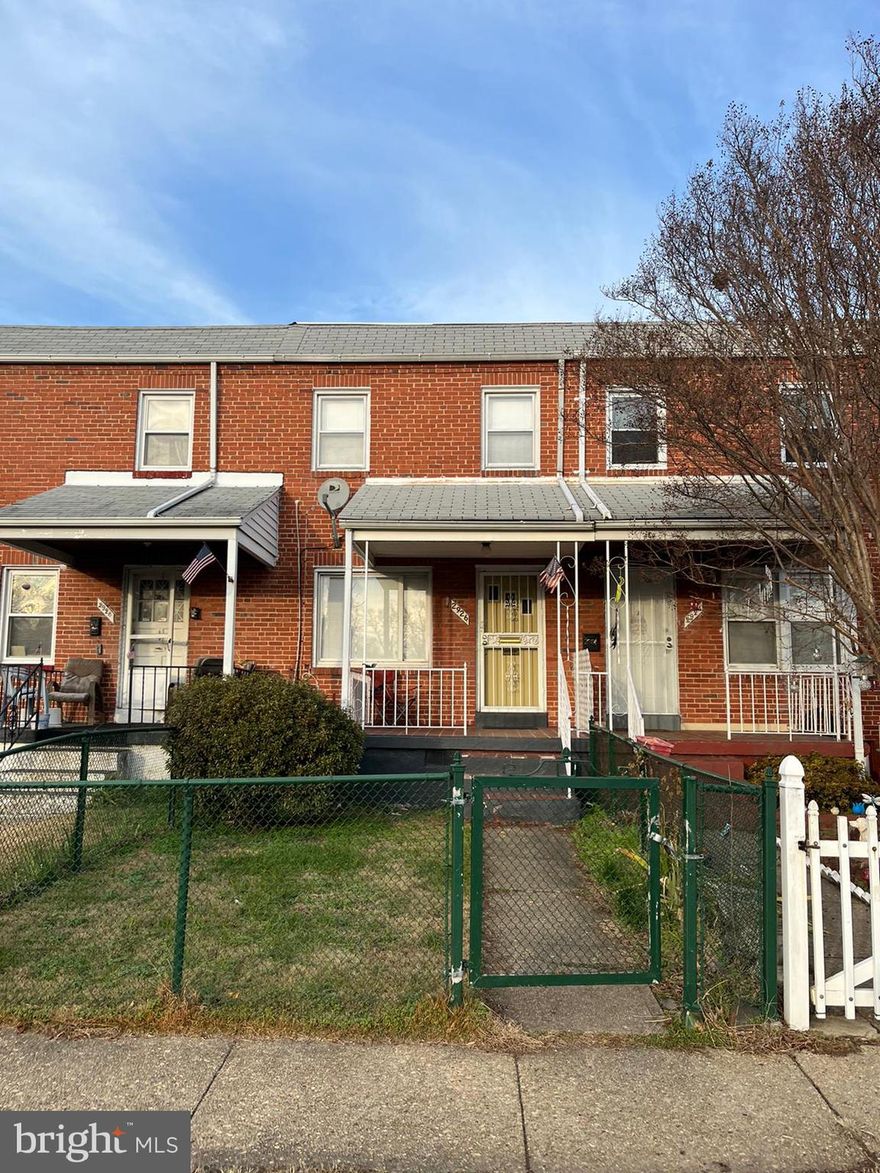 This gem, uniquely nested in one of the most coveted neighborhoods in West Baltimore, is renovated and ready for immediate move-in! 

Bedroom,1.5 Bath row house is one of the most exquisite townhomes in the area. It features a fully updated kitchen with stainless steel appliances, eye catching LVP flooring on the main level and fully finished basement, and mahogany stained original hardwood floors on the top level. All three bedrooms are generously size, with plenty of closet space for settling in. This beauty also features a privately fenced front and backyard making it a “must-see” if you’re considering West Baltimore. 

Location, Location, Location!  This home is conveniently located near the Harbor, and is a straight shot down to the city’s most popular areas like Canton and Fells Point. Notably, it also lies just behind the Southern District Police Department making it one of the most quiet and safest neighborhoods in the city. Likewise, this home is just a short drive to Ascension Saint Agnes Hospital, the University of Baltimore, and Coppin State University making it ideal for a growing family, traveling professionals, or students. This gem also offers easy access to major highways and public transportation.

All are welcome; Voucher holders accepted. Interested in making Strickland your new home? Hurry and book your tour today! This one won’t last long. 

Street parking available. Renters are responsible for all utilities, including but not limited to water, gas, and electricity. This is a smoke and pet free property.