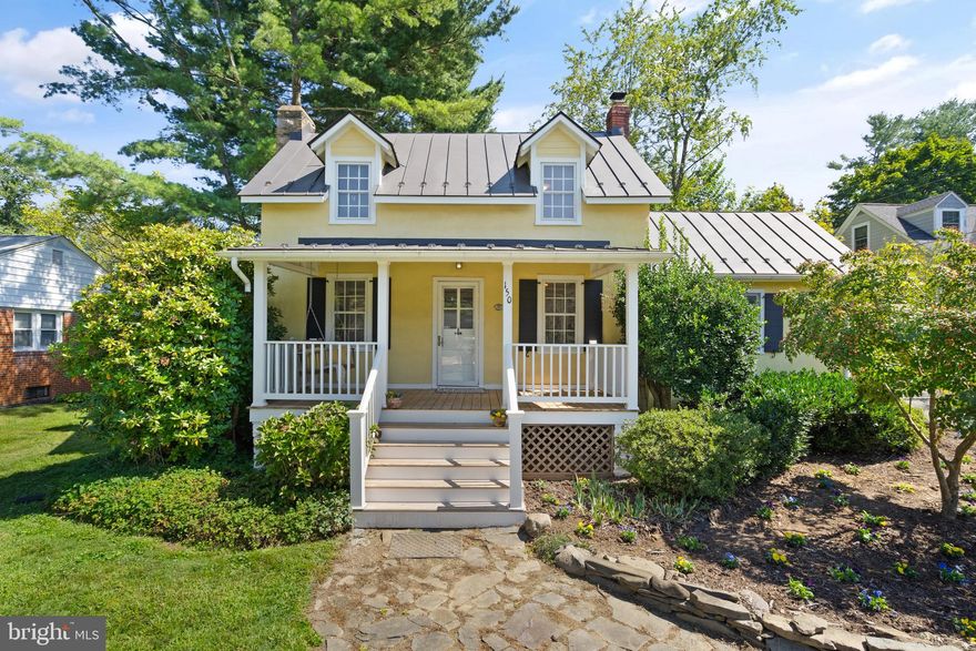 If ever there were a storybook house in Loudoun County, this 1880s cottage is it! Welcome to your new home with enough charm and historical character to last a lifetime. Step onto the front porch with enough space for you to enjoy your morning coffee or wave to your neighbors from the porch swing. Enter the house to see beautiful pine and oak hardwood floors throughout; imagine never vacuuming again! The layout of this home allows for several design options including a cozy room with an original, functioning stone fireplace and exposed log walls. Main floor bedroom with adjacent recently added luxury bathroom featuring Ann Sacks tile and stone handcrafted in Spain. Modern Kohler fixtures, mirrors, and even lighting fashioned in England, help to balance old world details including: a Dutch Door leading you into the kitchen, a Hopper window in a bedroom, and glass door knobs throughout.

The upstairs level features two ample bedrooms with amazing natural light and an additional full bathroom.

The recently updated kitchen is fit for the chef in your family with stainless steel appliances by Frigidaire and Samsung. Off the kitchen, the open breakfast room, with a wall of windows, is the perfect space to host your guests while overlooking the oasis of a backyard. To say it is private is an understatement! This deep lot is perfect for playtime or just to unwind after a long day. The backyard also is home to a garden house, perfect for an at-home office, she-shed, or anything else you can imagine.

Into gardening? Indulge your green thumb with over 7 species of flowering trees and bushes, more than 5 conifer species and over 250 flowering bulbs, fully fenced and private. The newly installed sidewalks make it convenient to walk to your favorite local restaurants or take a stroll through the neighborhood.

The basement, partial walk-out to grade level, allows room for an arts and crafts studio, workshop, playroom, or simply additional storage.

Recent updates to note:

* Freshly painted interior  

* New luxury bathroom

* Updated kitchen appliances

* Painted Cabinetry

* New light fixtures

* Freshly landscaped

* Painted shutters

The list goes on! This gem won’t last long! Enjoy this rare find that brings you history, convenience and room to grow in Loudoun County’s Home Town: Purcellville, VA.