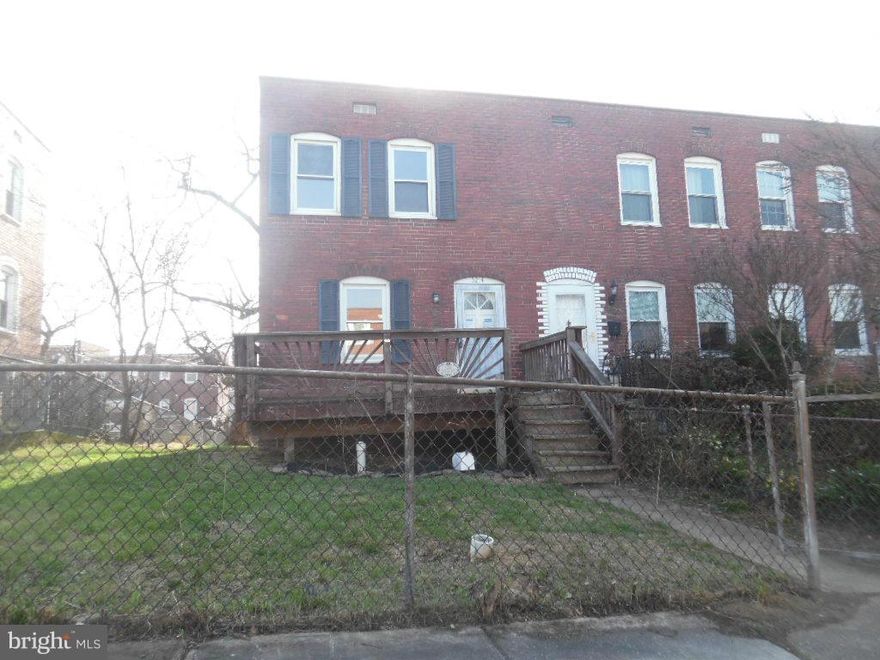 Wonderful opportunity to own this all brick porchfront rowhome in Anne Arundel County.  Enjoy nice room sizes, wood floors, and Separate dinning .  Use the basement for added storage or finish off for additional space.  The rear yard is perfect for warm weather fun.  Just minutes from Downtown Baltimore!