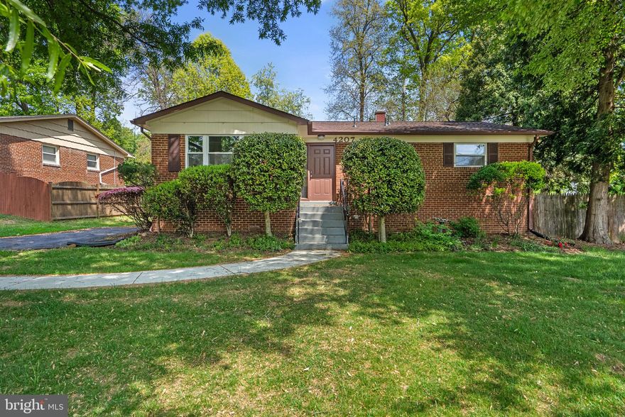 Completely renovated all-brick rambler located in the heart of Rockville with no HOA .  This home is just a short walk to shops, restaurants, and local amenities. This move-in ready home features new roof, new appliances, including washer and dryer, fresh paint, and refinished hardwood floors throughout. Enjoy a spacious layout filled with natural light and a huge backyard ideal for outdoor entertaining or future expansion.

Key Features:

All-brick construction
Fully renovated interior and exterior
New roof
New washer, dryer, and kitchen appliances
Freshly painted throughout
Refinished hardwood floors
Large private backyard
Convenient location—walk to shops, dining, and transportation
This is a perfect blend of comfort, style, and convenience—ready for its next owner to move right in.