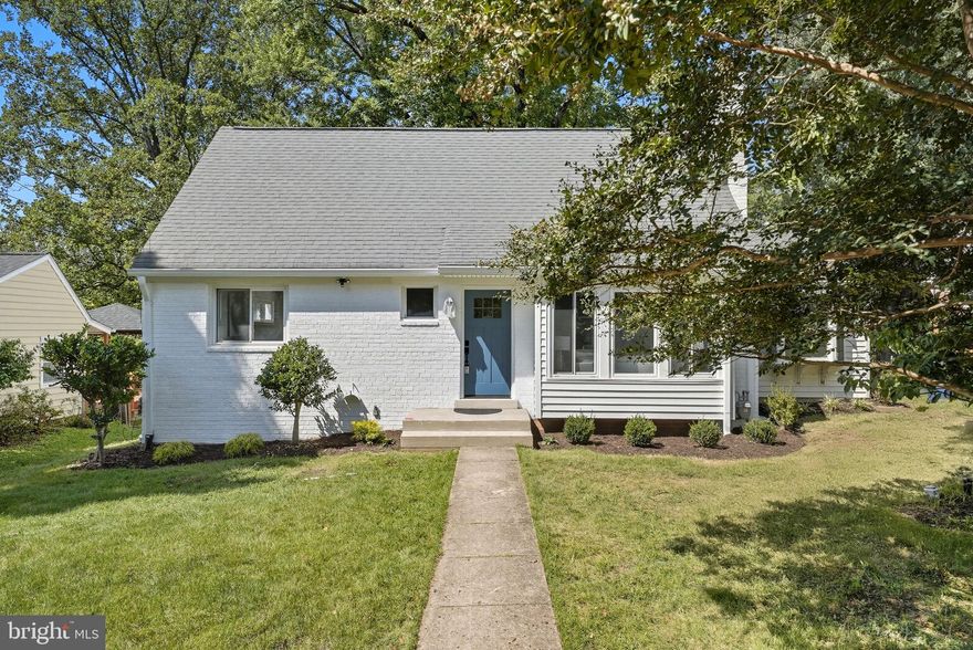 Modern updates meet timeless charm in this beautifully refreshed Cape Cod!
Welcome to your new home in Alexandria’s desirable Brookville Seminary Valley. This delightful 4-bedroom, 3.5-bath home has been thoughtfully updated throughout with stylish, enduring finishes.

Step inside and be greeted by gorgeous, refinished hardwood floors that flow throughout the bright and airy living room, where large windows fill the space with natural light, complemented by recessed lighting and a classic wood-burning fireplace, perfect for cozy evenings. The stunning, newly remodeled kitchen boasts sleek quartz countertops and backsplash, all new stainless steel appliances, 42” shaker cabinetry, and a spacious center island. The kitchen flows seamlessly into the dining area and out onto a brand new stamped concrete patio, an ideal spot for entertaining or unwinding while over looking the spacious backyard, perfect for relaxing, gardening, or play
The main level also features a generous bedroom, a convenient half bath, and a full bath with a chic dual sink vanity. Upstairs, you’ll find two additional bedrooms and a modern full bath with a tub/shower combo, providing comfort and flexibility for any lifestyle.
The finished lower level offers even more space with a fourth bedroom, a large rec room, a third full bath, laundry area, and walk-up access to the backyard.
Enjoy the prime location just across the street from Patrick Henry Rec Center, a short walk to Holmes Run Trail, and only minutes from Fox Chase Shopping Center, major commuter routes, I-395, DC, and Old Town Alexandria.
Don’t miss your chance to own this inviting, one-of-a-kind home that truly stands out!