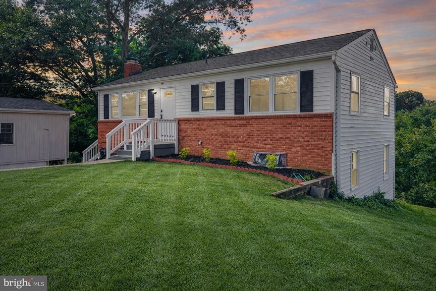 Completely renovated and move-in ready, this 4-bedroom, 3-bath ranch-style home blends modern finishes with functional design. Situated on a quiet cul-de-sac and set on a spacious half-acre lot, the property offers privacy, comfort, and convenience in one package.

Inside, you’ll find a brand-new roof and gutters, a beautifully redesigned kitchen with contemporary finishes, gleaming hardwood floors, and fully updated bathrooms. The bright, open layout creates an inviting flow throughout the main level.

The finished walkout basement expands the living space, ideal for a recreation room, guest suite, or home office, and includes a dedicated laundry area and additional storage space. A detached one-car garage provides added convenience.

The large backyard offers plenty of room for entertaining, outdoor gatherings, or simply relaxing.

Located just minutes from shopping, dining, schools, and public transportation, with easy access to Route 95 and Route 234, this home combines upgraded living with a prime location.