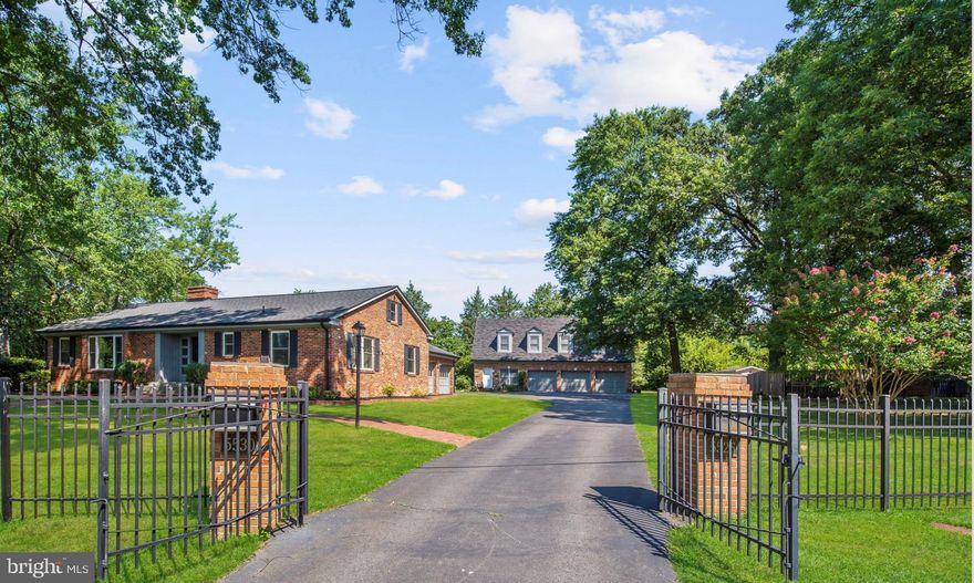 One mile from 395 and Seminary Road and only seven minutes to DC. Dowden Terrace has large lots with beautiful old trees, four tennis courts and a community swimming pool. There is a bike path that goes all the way to OldTown through a nature preserve.  5530 Bradley Blvd. shares a beautiful landscaped private 1 acre lot with 5526 Bradley Blvd. and is surrounded by a six foot high brick wall joined by an ornamental wrought iron aluminium fence with a gated driveway. 5530 Bradley Blvd. was built in 1950 as a custom home designed with larger bedrooms than the homes typically found in the neighborhood. Over the years many modifications have been made to improve this property to the high standards it has today. 5526 Bradley Blvd. was built in 1991 to complement and enhance the value and utilization of the property. The versatile design and quality construction make 5526 Bradley Blvd. an awesome investment.