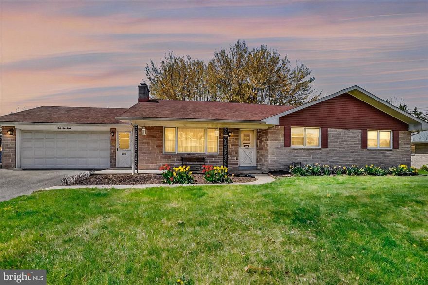 Charming Rancher on a Spacious Flat Lot - Discover this well maintained ranch-style home featuring a spacious and flat lot, perfect for outdoor activities.  Inside, you'll find beautiful hardwood floors throughout the main living areas, creating a warm and inviting atmosphere.  
The large eat-in kitchen offers plenty of space for family gatherings and meal preparation, including a move-able island.  Right off the kitchen is a large and convenient laundry and mud room.  Additional highlights include a sizable garage for parking and storage, as well as an enclosed patio - ideal for relaxing and entertaining your guests year-round.  
The expansive basement offers versatile living options with a den, office, full bathroom, kitchenette, a canning room, and a generous storage room.  
Don't miss the opportunity to make this wonderful rancher your new home!