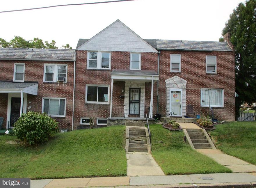 Check out this solid brick rowhome in Govans neighborhood. Home has spacious room sizes, wood & carpet floors, separate dining area & kitchen, and ample fenced rear yard. The partially finished basement has a half bath and plenty of living space. Convenient location - a few minutes away from shopping, restaurants, public transportation and commuter routes.