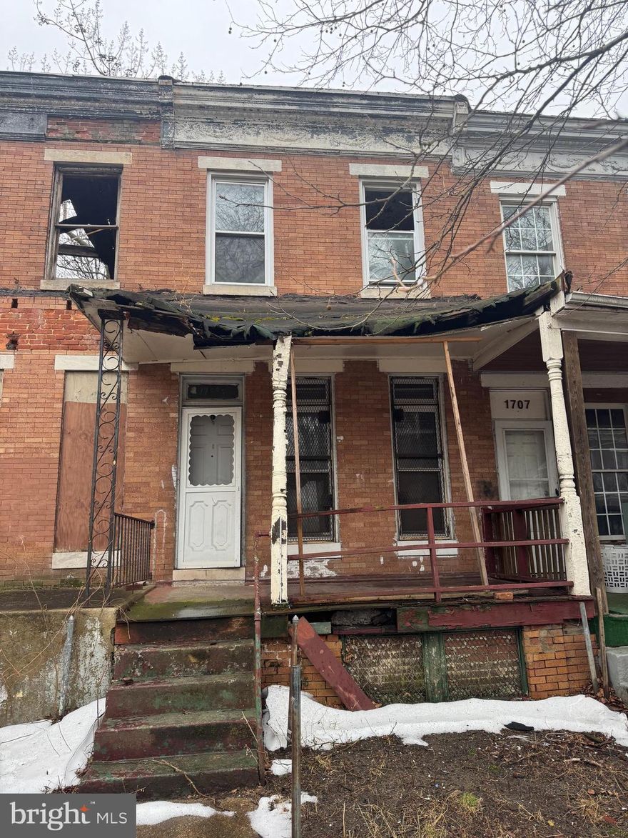 Welcome to 1709 N Dukeland St! The property is located within walking distance to Coppin State University and is in need of a total rehab. The area around Coppin State University is seeing a lot investment and this could be your opportunity to get involved early! The home is located on a quiet street and is located near a lot of restaurants, Mondawmin Mall and close to highways for commuting. Contact us today for more information!