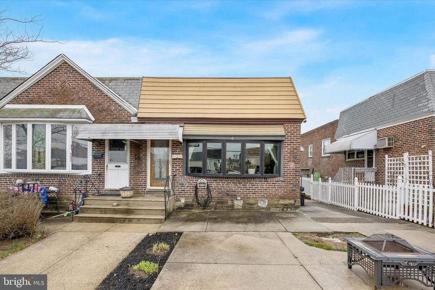 Welcome to 1804 Mower St, a well-maintained 3-bedroom, 2-bath twin ranch nestled on a quiet block in Northeast Philadelphia.

Step inside and you're  greeted by an abundance of natural light from a massive bay window that highlights the main level. The spacious living room flows into a versatile dining or sitting space, separate from a clean, functional kitchen with stainless steel appliances. A side door opens to a wide alley — your gateway to the private driveway or a massive front patio beautifully accented with fresh mulch and blooming plants. The perfect spot for morning coffee or outdoor entertaining.

Also on the main floor, three well-sized bedrooms provide comfortable living, complemented by a recently renovated full bathroom showcasing custom tile work and sleek glass shower doors.

Head downstairs to discover one of this home's standout features: a fully finished basement offering roughly 500 square feet of versatile living space — ideal as a family room, home office, gym, or guest suite. A second full bathroom, full-size washer/dryer, and rear access door round out the lower level.

Parking is never a concern here.  Enjoy the convenience of a private garage, a dedicated driveway spot, and abundant street parking. Schedule your showing today!