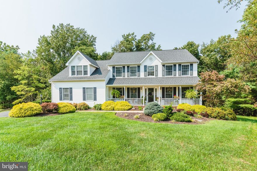 SPACIOUS COLONIAL IN PARSONS RIDGE! 4 Bedroom 3.5 Bath Colonial w great floorplan and desirable private lot tucked at the end of the court that backs to trees & stream!  Main Level features Formal Living Room, Dining Room and separate Office/Study,  Kitchen that opens to 2 story Family Room w/Fireplace!  There is an open Loft area above! Owner's Suite w/Walk In Closet & Private Bath.   Finished Lower Level with walk out to rear yard is fully finished and has Rec Room w/Full Bath & Bonus Room/could be 5th Bedroom - great for In-Laws.  Relax on rear deck or front porch!