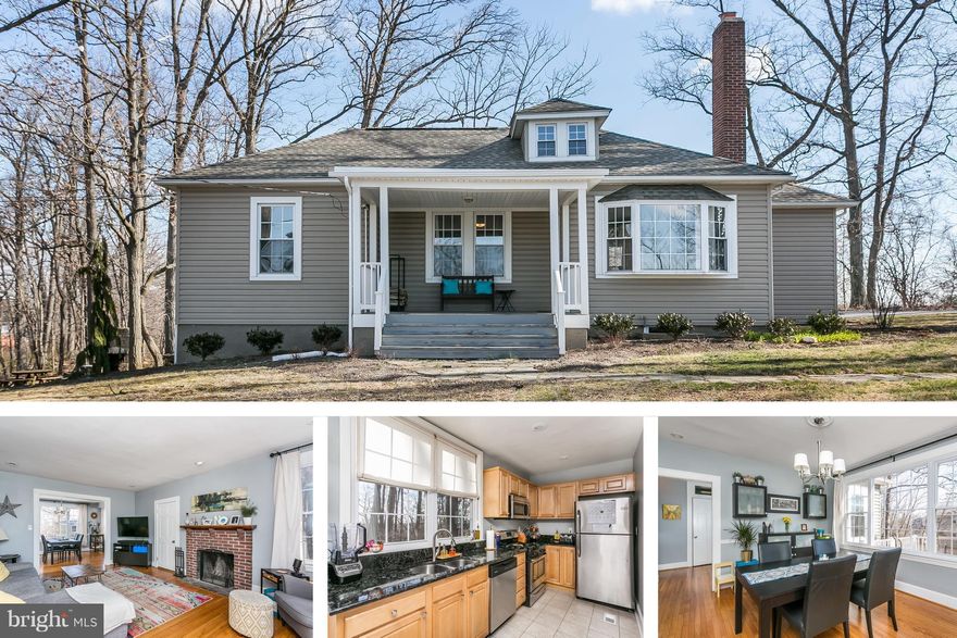 Charming & Well Maintained 3BR / 2BA Craftsman Style Home On Large Private Lot Surrounded By Forest Conservation. Full Of Natural Light w/ Hardwoods Throughout Main Level. Brick Mantel Wood Burning Fireplace In Living Room. Spacious Bedrooms. Master Suite Full Bath. Partially Finished Basement w/ Laundry Room & Storage. Plenty Of Parking. Great Yard For Entertaining w/ Fire Pit. A Must See Today!