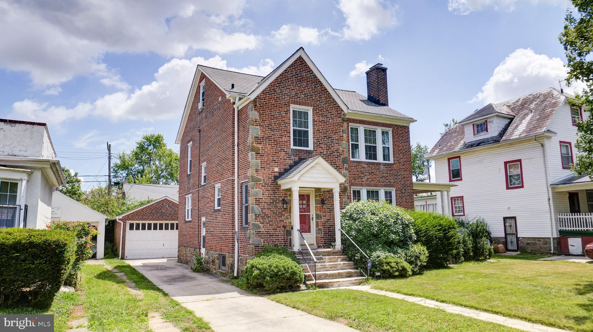 Brimming with timeless appeal, this all-brick Colonial offers a graceful blend of classic architecture and generous living spaces. A welcoming foyer leads into sunlit living and dining rooms, where large windows and original character details create an inviting atmosphere for both daily living and entertaining. The home features 4 well-proportioned bedrooms, including a primary suite with a private full bath, complemented by an additional full bath and a main-level powder room for added convenience. The bright kitchen offers direct access to the backyard, providing the perfect canvas for an outdoor oasis or garden. A private driveway extends to a 2-car detached garage, while the level lawn offers ample space for gatherings, play, or quiet moments in the open air. Situated in the quiet Ashburton neighborhood with easy access to parks, shops, dining, and commuter routes, this residence combines enduring charm with exceptional potential, making it a home to enjoy now and for years to come.