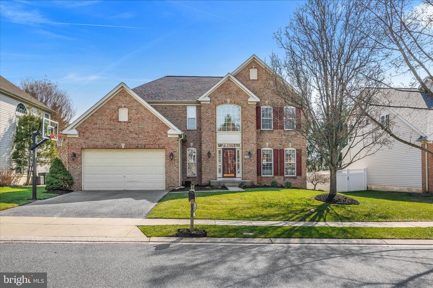 Nestled in Reisterstown's Shipley Statewood Estates, this residence offers a harmonious blend of elegance and comfort. You are immediately greeted by the grand staircase,  two-story entry with chandelier and tons of natural light. Spanning over 4000 square feet of living space, this home features four spacious bedrooms, two full bathrooms and two half bathrooms. The main level is home to a formal living room or front office, formal dining room with wainscoting, a bay window and warm touches for a luxury feel. Step into the heartbeat of the home for casual living including a sunken family room with gas fireplace, open floor plan, a home chef's dream kitchen and expansive morning room.  All parties will end up in this kitchen around the large observation island and breakfast area complete with granite counters, ample cabinets, cooktop range and grill, double wall ovens, large charcoal stainless steel refrigerator, pantry and built-in home office. Play pool, set-up a home gym, theatre space or all of the above in the 1000+ sqft fully finished basement. Mudroom and main level laundry room off the two car garage for an easy drop zone and convenience on laundry day. Entertain or simply enjoy your morning coffee from the multi-level  deck and patio, surrounded by the beautiful back yard. Statewood Estates is convenient to dining, shopping and commuter routes.