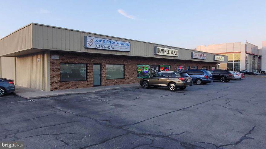 Property Description
Great High Visibility Location.
Ceiling Height 12 feet
8x 8 Overhead door access in the rear
C-2 County Zoning - No Inventory Tax
$3,100 per month modified gross. Landlord pays property taxes, insurance, and CAM. Tenant pays own utilities.
Location: Corner of Gordy and North Salisbury Blvd. 2002 North Salisbury Blvd Salisbury MD next to Nissan Dealership. Unit A is the unit all the way to the left as you are facing the center, to the immediate left of Damokee Vapor.

Location Description
Location: Corner of Gordy and North Salisbury Blvd. 2002 North Salisbury Blvd Salisbury MD next to Nissan Dealership. Unit A is the unit all the way to the left as you are facing the center, to the immediate left of Damokee Vapor.

Highlights
High Traffic Counts
Excellent Visibility
Located in County No City Business Or Inventory Taxes!
Overhead Door access