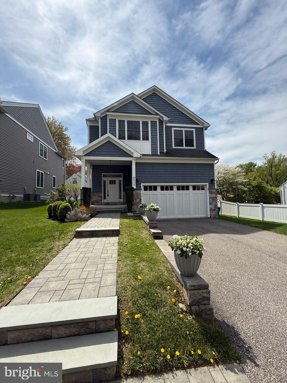 Welcome to Your Dream Home! This stunning,8 year young residence offers the perfect blend of modern upgrades,thoughtful design,and an ideal location-just minutes from Valley Green,Chestnut Hill,top schools,shopping and easy access to the city and suburbs. Step into the dramatic two story foyer with an open staircase that seamlessly connects the main and upper levels. The bright and airy open concept layout features a spacious family room,dining area,and a chef's kitchen thats built for both everyday living and entertaining. You will love the expansive center island with bar seating,gleaming quartz countertops,upgraded white cabinetry,wine frig,double oven,and convenient microwave drawer-truly a kitchen that inspires. Off the foyer a bonus room with french doors offers flexible space perfect for a home office,playroom,cozy den or formal dining. Large sliding doors from the main living area lead to a private patio and generously sized backyard-ideal for summer evenings and outdoor gatherings. The bright lower level expands your living space with a large family room,half bath,and two additional rooms-perfect for home gym,guest space or playroom. Upstairs you will find four spacious sunlite bedrooms with double closets. The serene primary suite boasts a walk in closet with custom shelving,an elegant en suite bathroom featuring a double vanity and luxurious double shower,plus additional closet for extra storage.
This is a truely special home in a highly desirable location..Don't miss the added bonus of 2-3yrs remaining on the real estate tax abatement. . Schedule your tour today and fall in love with everything this home has to offer.