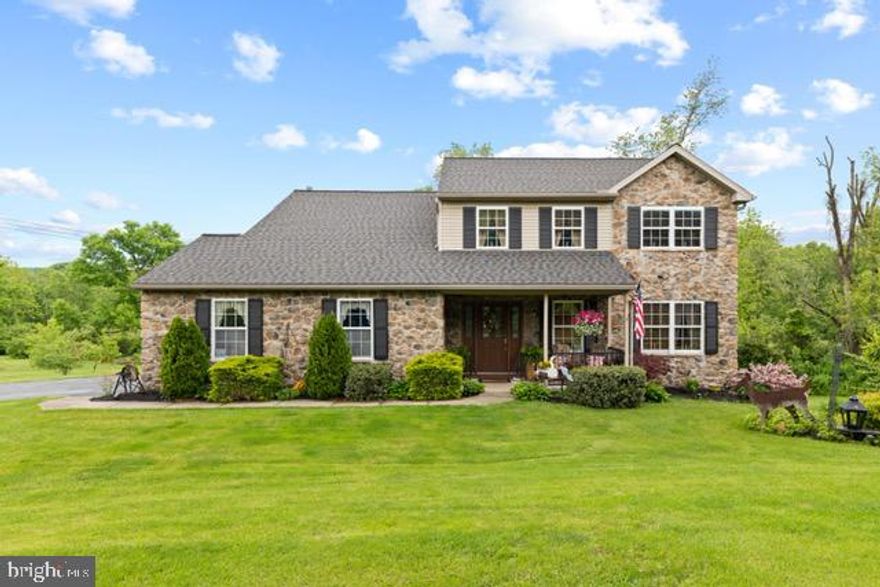 Welcome to your dream oasis! Nestled on nearly 3 acres of meticulously maintained land, this stunning 2-story home offers a perfect blend of comfort, elegance, and natural beauty. As you step inside, you'll be greeted by an open floorplan that seamlessly connects the living spaces, creating an inviting atmosphere for gatherings and relaxation. Adjacent to the kitchen is a spacious deck, perfect for enjoying your morning coffee or hosting dinners with loved ones. With a hybrid heating system, new water heater, and a new 50-year roof, you can enjoy peace of mind knowing that your home is both energy-efficient and built to last. With 4 bedrooms, including 3 with walk-in closets, there's plenty of space for everyone to spread out and unwind. The master suite boasts its own ensuite bath. The real showstopper lies outside, where a large 2-story deck overlooks the in-ground saltwater pool. Whether you're lounging poolside on a sunny afternoon or hosting a barbecue with friends, this backyard oasis is sure to impress. Don't miss your chance to own this one-of-a-kind property where every detail has been lovingly crafted for the ultimate in comfort and luxury.
** An offer deadline has been set for Sunday 5/19 at 10:30am.