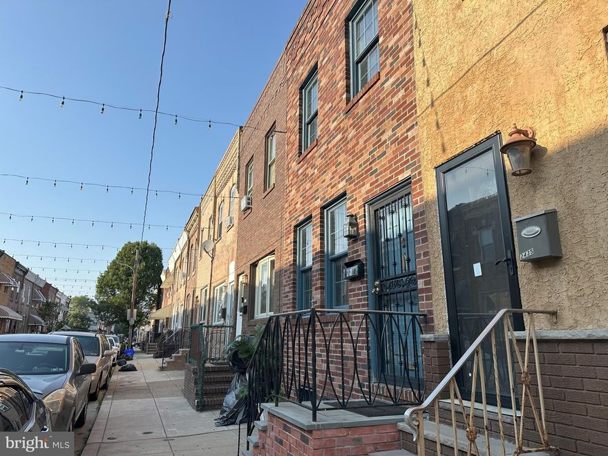 Nice house in the heart of lower Moyamensing, beautiful front brick wall and front stairs, bike distance to Live Casino, Sport Complex, South Street and center city, owner make many updates through the house, new laminate floor, brand new kitchen and bathroom, full finish basement with high ceiling