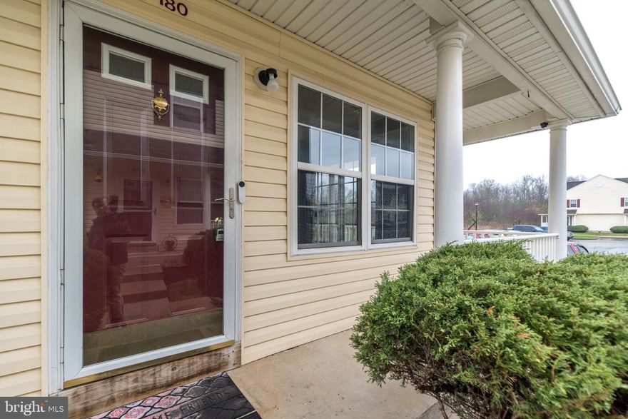 Honey Stop the car!!  Rarely offered Open Concept Condo with a finished basement.. in Walnut Bank Farms.   Great room with hardwood floors, ceiling fan & high hat lighting open to the White kitchen with New Granite Counters, new microwave.  SS appliances.  Granite Breakfast/Snack bar with pendant lighting.  Appliances all stay.  3 Bedrooms!  2 Full Baths.. 2 Powder rooms!!  One Powder room in the Finished basement.  Primary Bedroom with Vaulted ceiling.. Walk in Closet & it own bath.  2 other generous bedrooms share the hall bath.  The Finished Basement has a built in Wet Bar, the bar stools stay.  It's got it's own Powder room that will meet ALL your needs.  Don't miss the Laundry room, Washer & Dryer stay.  There's a mechanical room & a storage  area under the stairs.  Seller prefers a quick settlement.