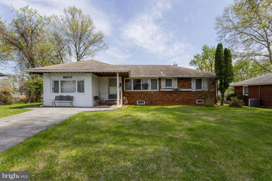 Welcome to this brick rancher in the highly sought-after Ranchleigh neighborhood, offering a fantastic opportunity to make it your own. This home features a spacious and functional layout with great bones, ready for your personal updates and vision. The main level includes a bright living room, dining room, and an eat-in kitchen, along with a family room perfect for everyday living. The primary bedroom offers an en-suite bath, complemented by two additional bedrooms and a full hall bath. The lower level expands your living space with a generous rec room, convenient powder room, laundry area, and abundant storage options. Enjoy the outdoors from the screened porch overlooking a nice yard—ideal for relaxing or entertaining. A wonderful opportunity in a desirable location—bring your ideas and transform this home into something special!