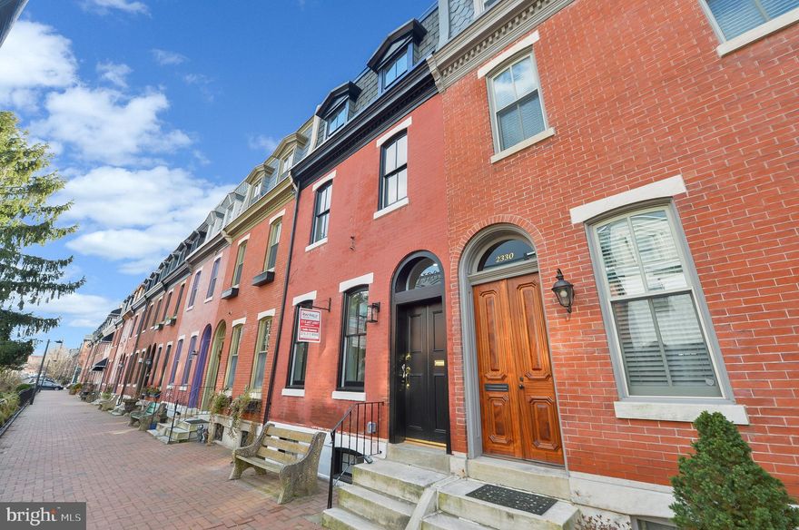 Masterful Renovation, with PARKING, and a TAX ABATEMENT (pending), on one of the most desirable streets in Philadelphia.  4 bedrooms, 3 full baths, over 2800 sqft, including a fully finished basement.  This is actually one of the largest homes on Saint Albans Place, due to a 3-story addition to the rear of the home, which was added in the 1970s, prior to the home being added to the Philadelphia Registry of Historic Places.  The renovation is stunning; no expense has been spared, and no small detail has been overlooked.  The 2300 Block of Saint Albans Place was ranked as one of the Top 5 Streets in Philadelphia according to Curbed Philly.  This charming garden block, originally designed by Joseph James in 1870, is full of Philadelphia History.  The Sixth Sense was filmed on this block and The Roots recorded their 1996 album Illadelph Halflife on this block.  A "Finishes Brochure" can be provided upon request, and in-person tours will be available as of Thursday,  January 21st,  2021. *Owners are waiting on Microwave Trim Kit and Refrigerator*.  Schedule your Showing ASAP!