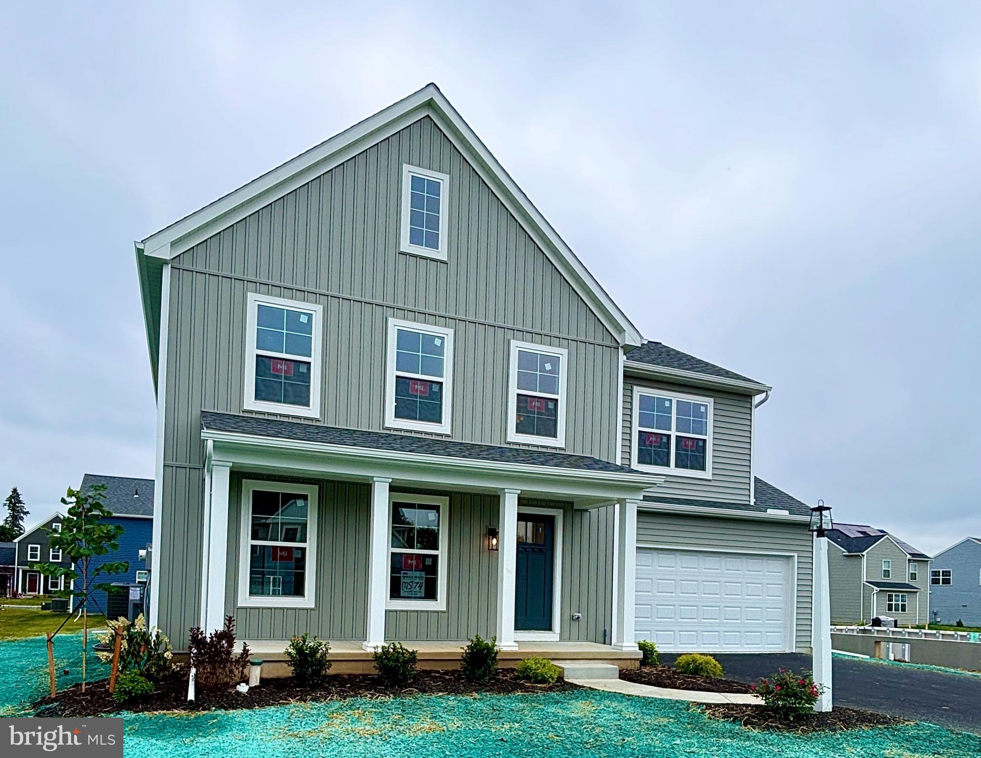 Welcome to this beautiful 4-bedroom, 2.5-bath home offering 1,808 sq. ft. of thoughtfully designed living space. The open-concept main level features durable LVP flooring, a gourmet kitchen with a large island that seats four, premium quartz countertops, and ceiling-height cabinetry for ample storage.
Upstairs, you’ll find a spacious owner’s suite with an ensuite bath and walk-in closet, along with a convenient second-floor laundry room. The optional fourth bedroom layout provides flexible space for a home office, guest room, or playroom.
Enjoy outdoor living on the concrete patio—perfect for entertaining, and appreciate modern conveniences like the WiFi-enabled smart front door deadbolt.
This home combines style, function, and comfort—perfect for today’s lifestyle, located in the highly sought out Meadows at Strasburg Community. This home is scheduled to be completed the 1st week of September!!! Call today to schedule a time to take a tour!!!